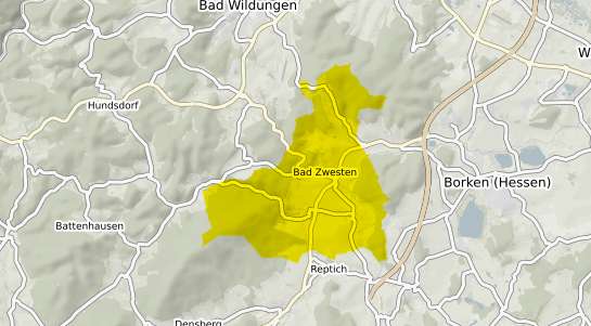 Immobilienpreisekarte Bad Zwesten